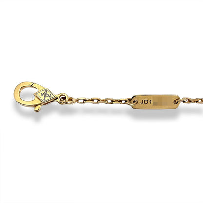 Van Cleef & Arpels Magic Alhambra 1 Motif Guilloche Necklace — view 8