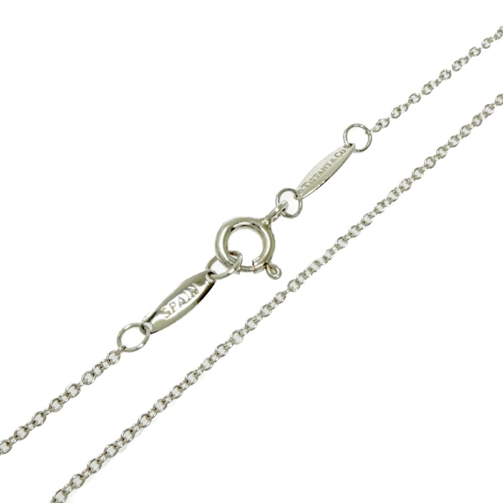 Tiffany & Co Silver Letter Initial T Necklace — view 6