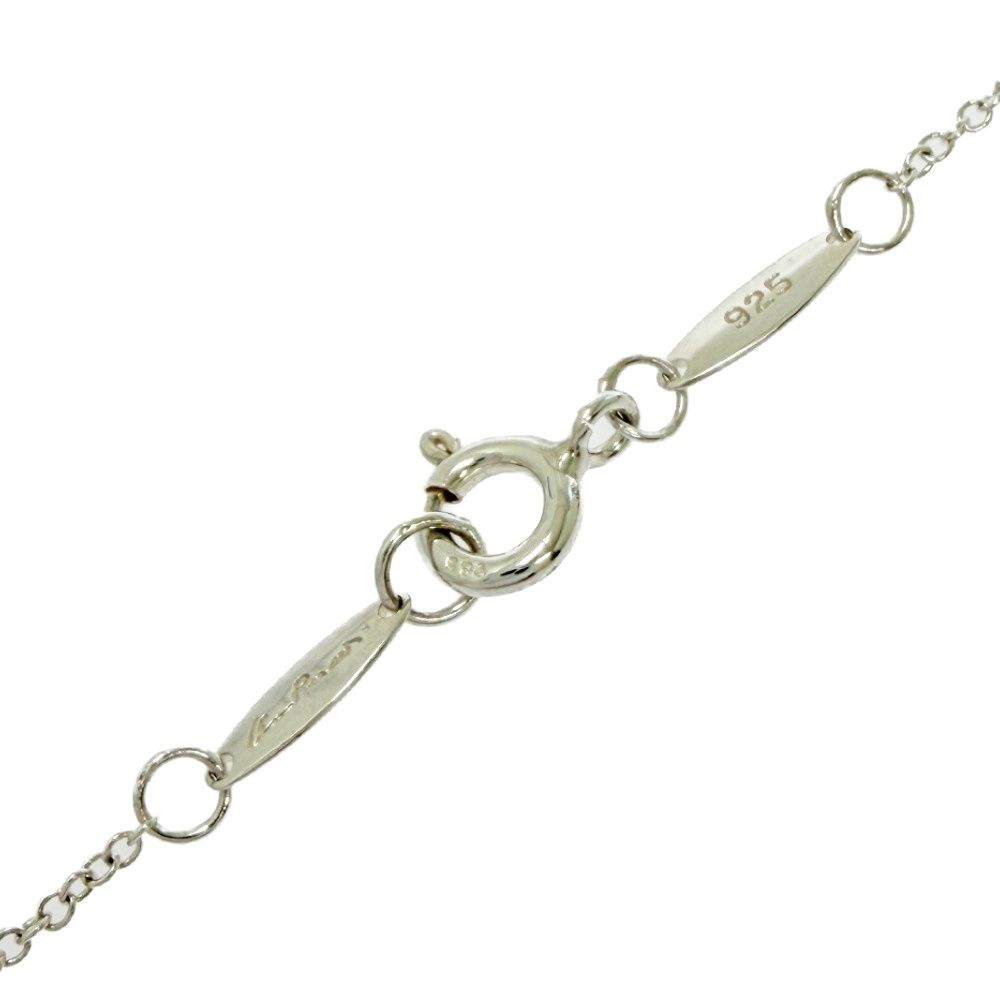 Tiffany & Co Silver Letter Initial T Necklace — view 5