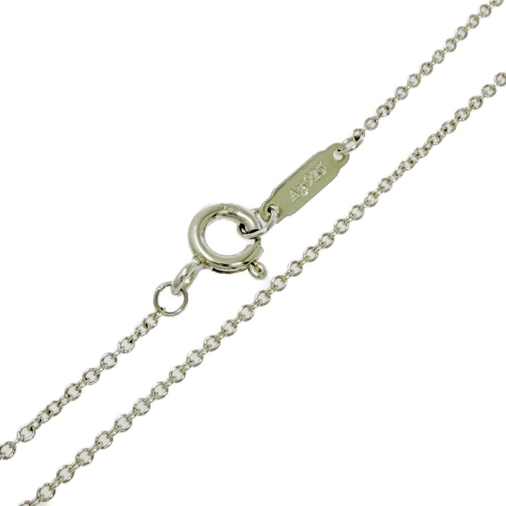 Tiffany & Co Silver Open Circle Necklace — view 7