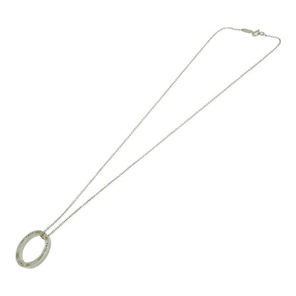 Tiffany & Co Silver Open Circle Necklace — view 3