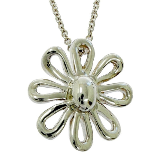 Tiffany & Co Silver Paloma Picasso Daisy Flower Necklace
