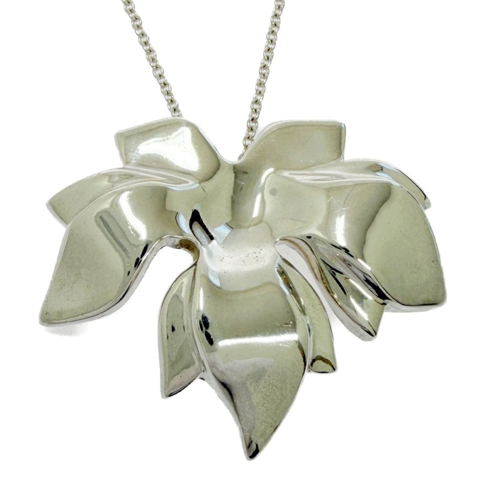 Tiffany & Co Silver Mape Roulis Necklace Sterlin