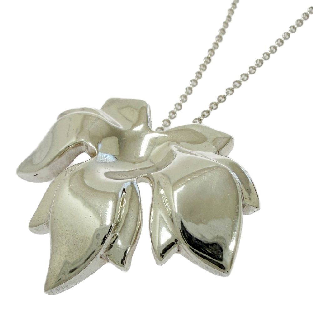 Tiffany & Co Silver Mape Roulis Necklace Sterlin — view 2