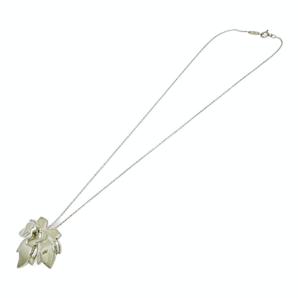 Tiffany & Co Silver Mape Roulis Necklace Sterlin — view 3