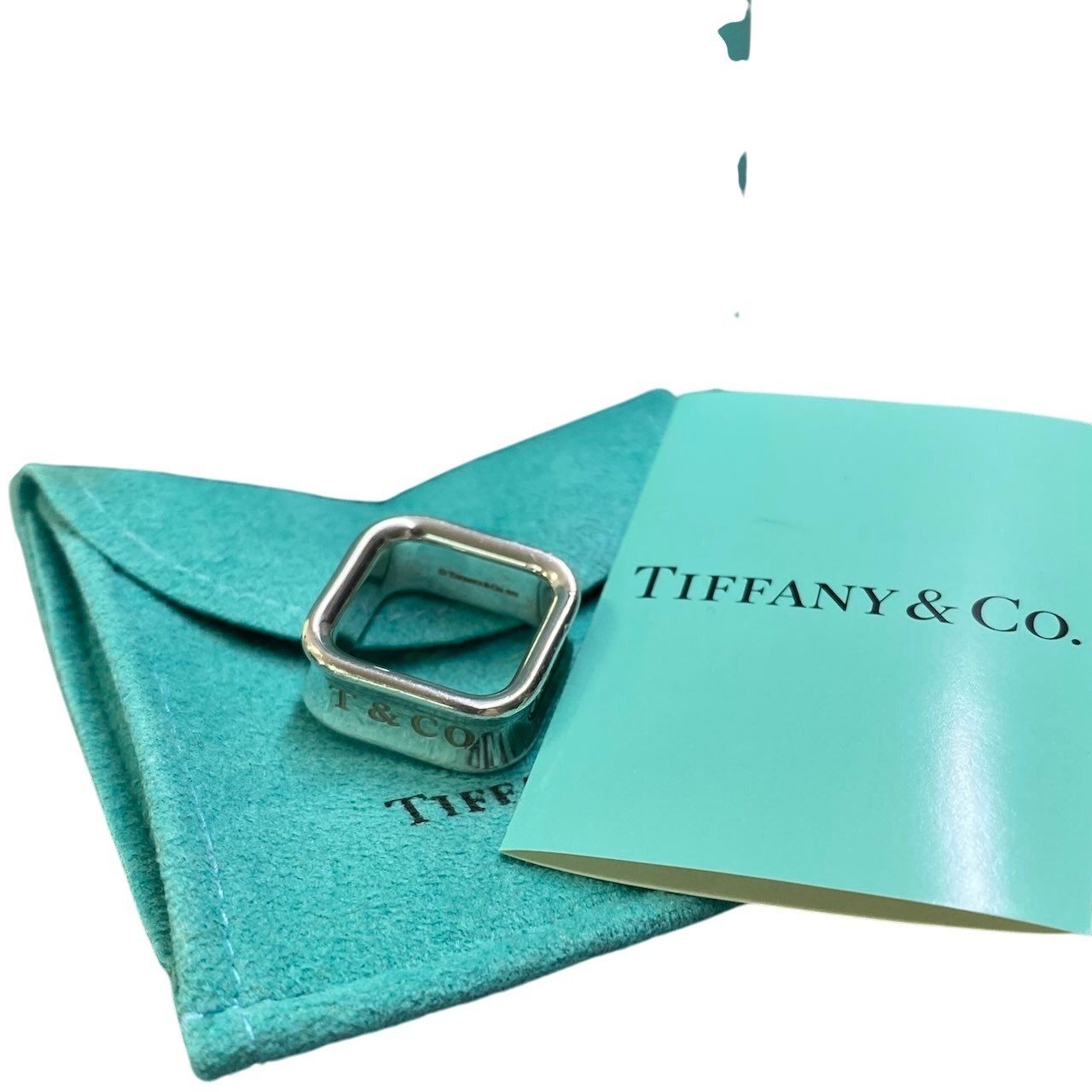 Tiffany & Co Square Ring 925 Sterling Silver — view 6