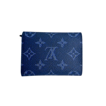 Louis Vuitton Monogram Wallet Victor Trifold Blue — view 3