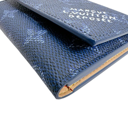 Louis Vuitton Monogram Wallet Victor Trifold Blue — view 7
