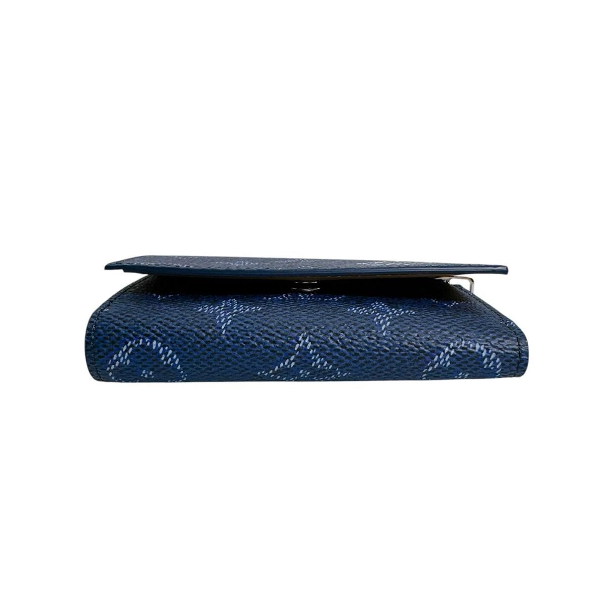 Louis Vuitton Monogram Wallet Victor Trifold Blue — view 4