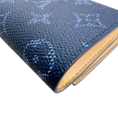 Louis Vuitton Monogram Wallet Victor Trifold Blue — view 9