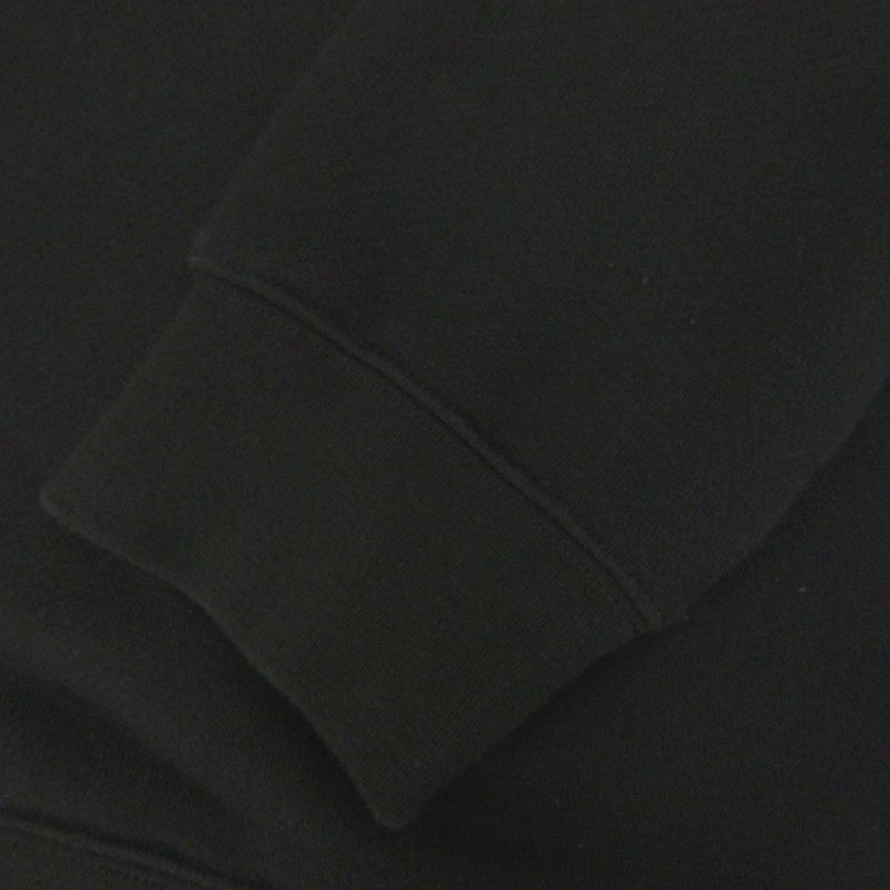 Loewe Half Zip Sweatshirt Anagram Fleece Cashmere Mix Black — view 8