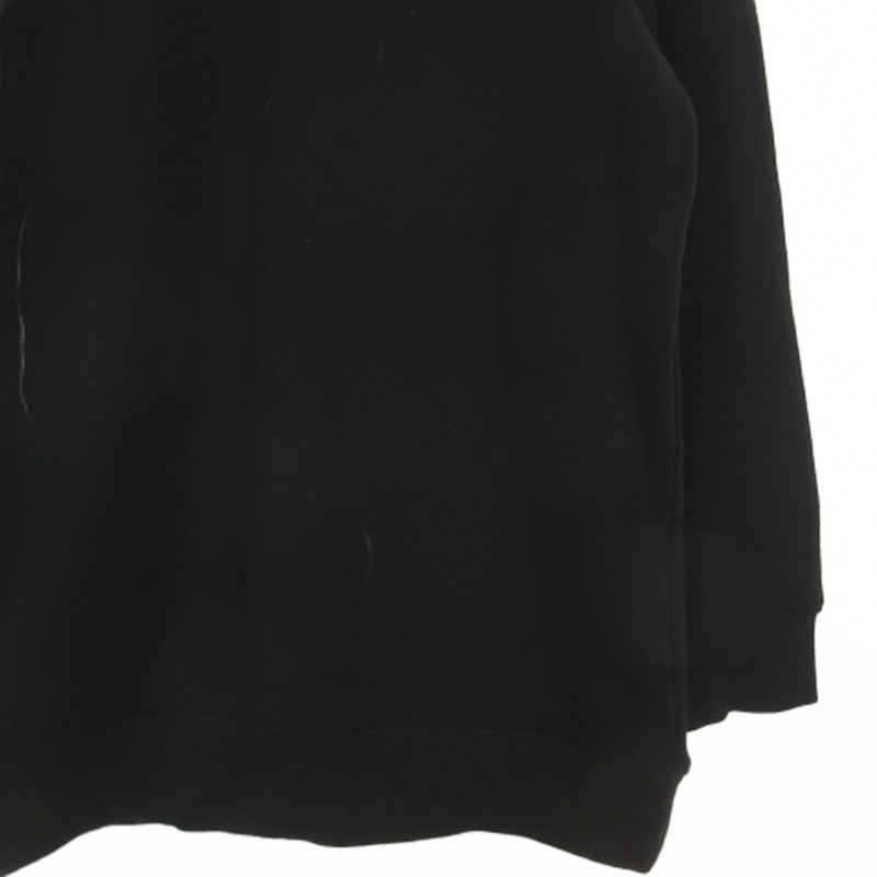 Loewe Half Zip Sweatshirt Anagram Fleece Cashmere Mix Black — view 3