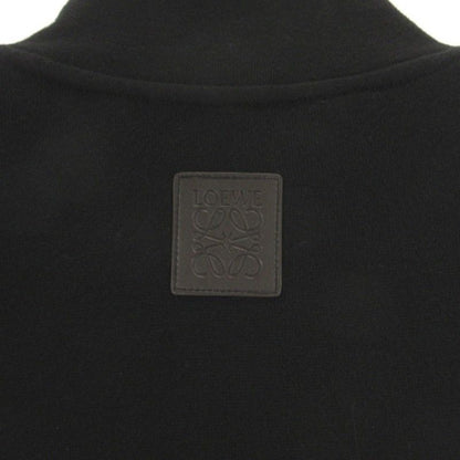 Loewe Half Zip Sweatshirt Anagram Fleece Cashmere Mix Black — view 6