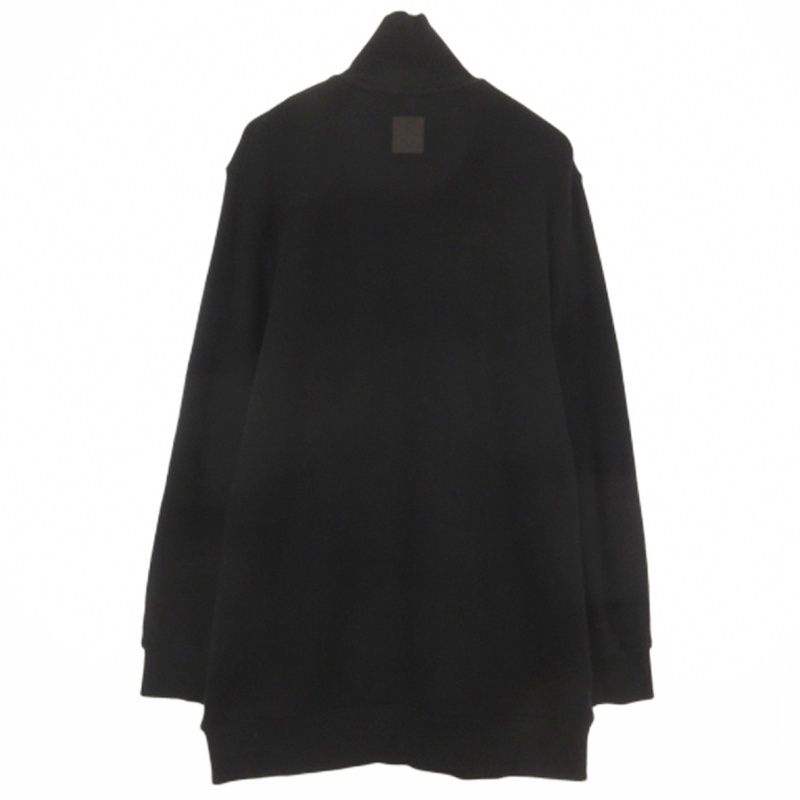 Loewe Half Zip Sweatshirt Anagram Fleece Cashmere Mix Black — view 5