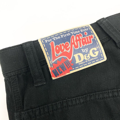 Dolce & Gabbana Multi Zip Pocket Pants Cargo Button Fly Bottom 30 44 Black — view 7