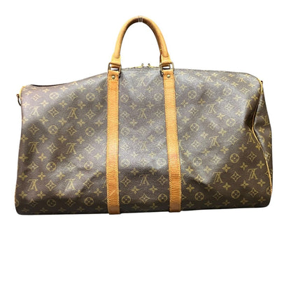 Louis Vuitton Keepall Bandouliere 55 Monogram Boston Bag Canvas — view 2