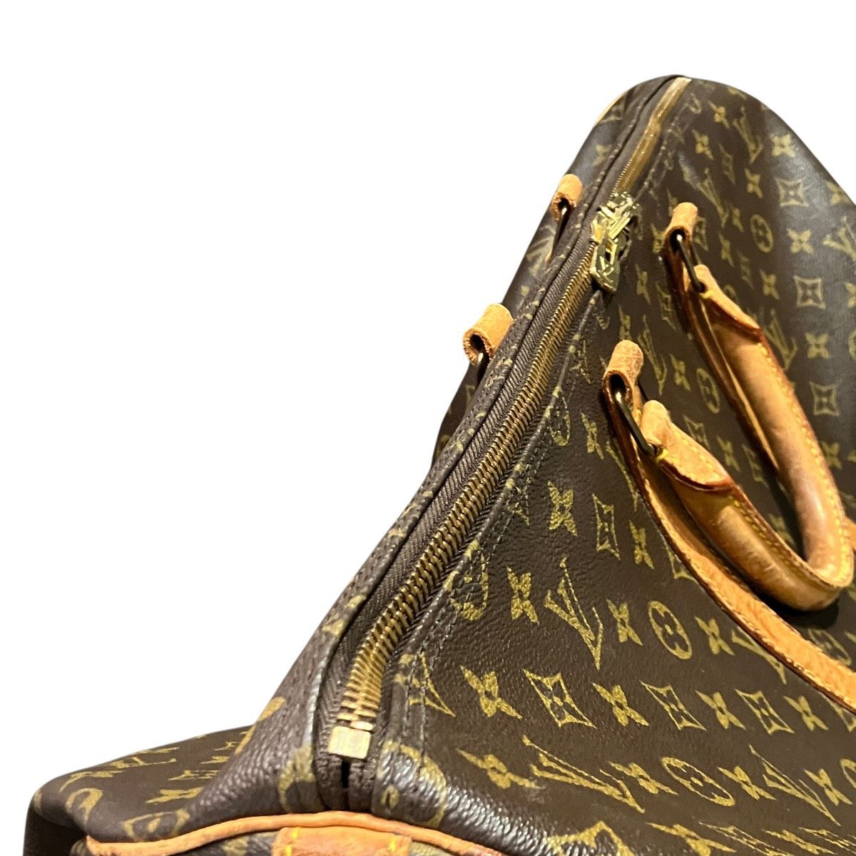 Louis Vuitton Keepall Bandouliere 55 Monogram Boston Bag Canvas — view 9