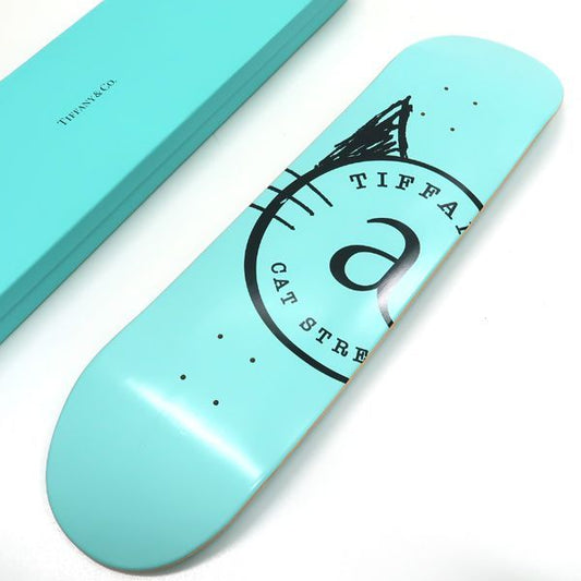 Tiffany & Co Skateboard Cat Street Art Limited American Maple Cobalt Blue
