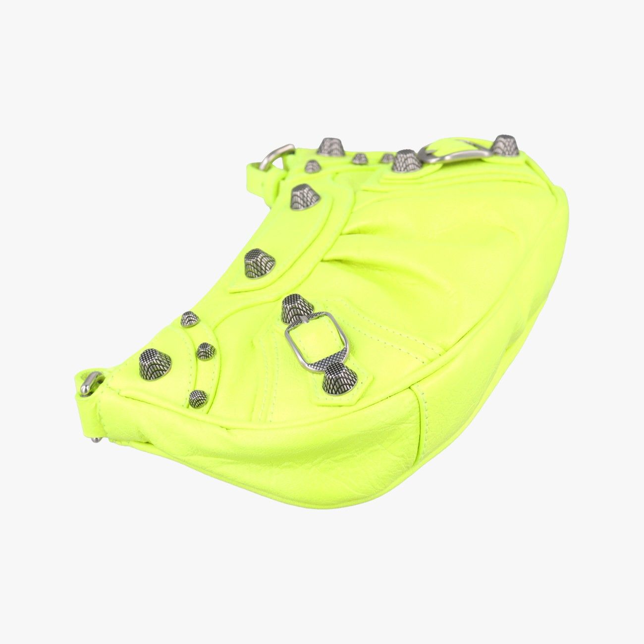 Balenciaga le Cagole Green Lambskin Messenger — view 5