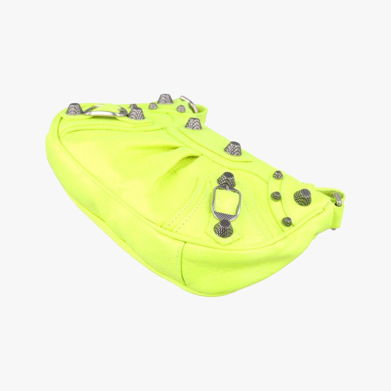 Balenciaga le Cagole Green Lambskin Messenger — view 4