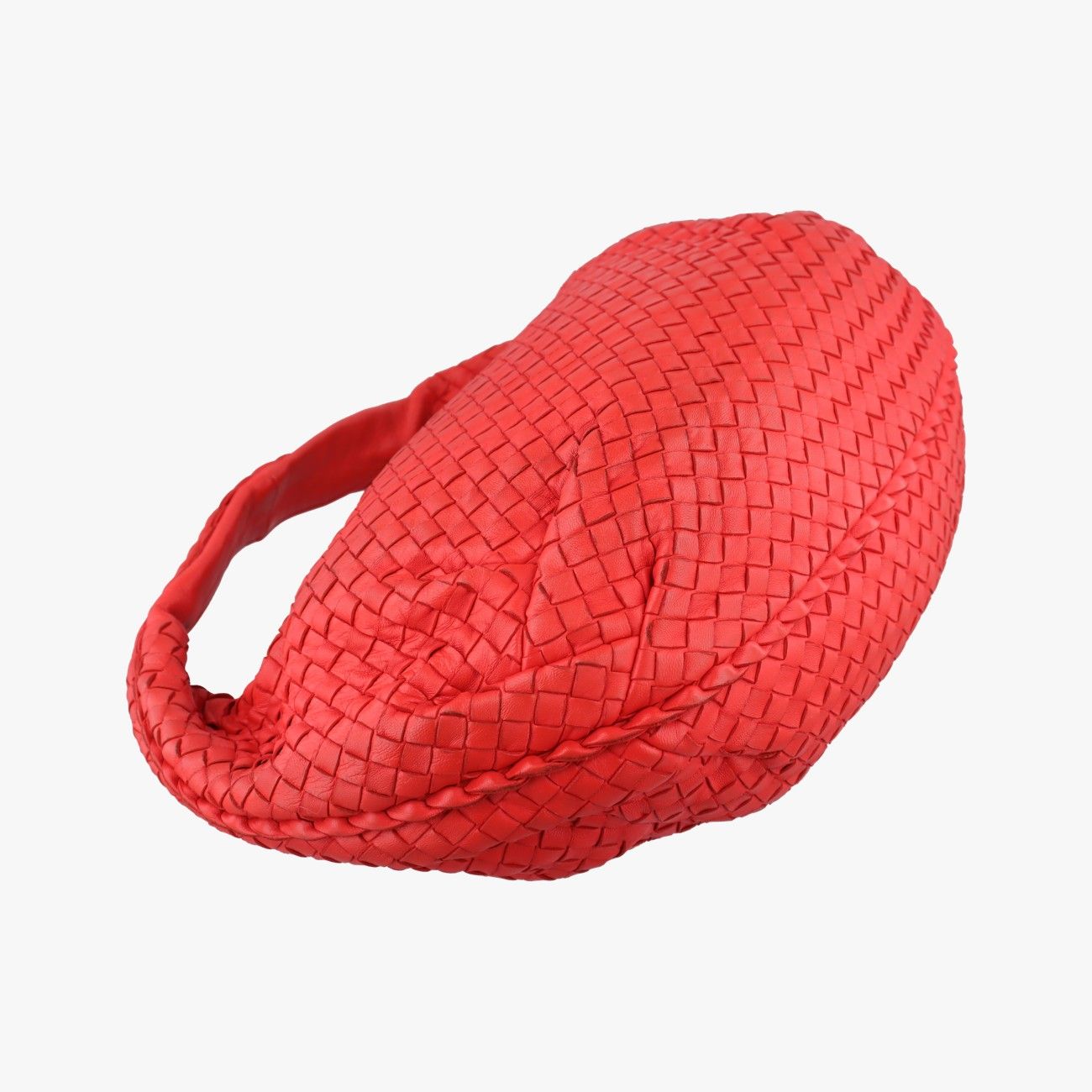 Bottega Veneta Intrecciato Red Lambskin Messenger — view 7