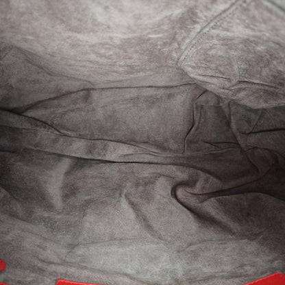 Bottega Veneta Intrecciato Red Lambskin Messenger — view 9