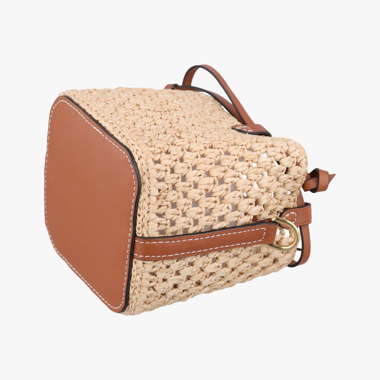 Louis Vuitton Noe Perth Beige Brown Natural Raffia — view 6