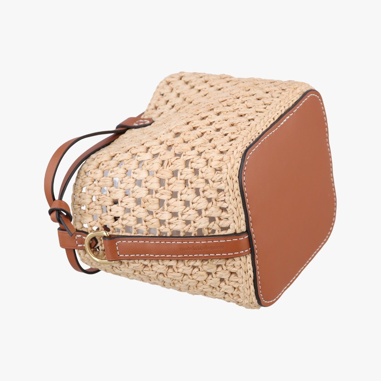 Louis Vuitton Noe Perth Beige Brown Natural Raffia — view 7