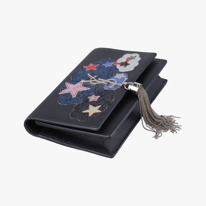 Saint Laurent Yves Kate Black Leather Messenger — view 5