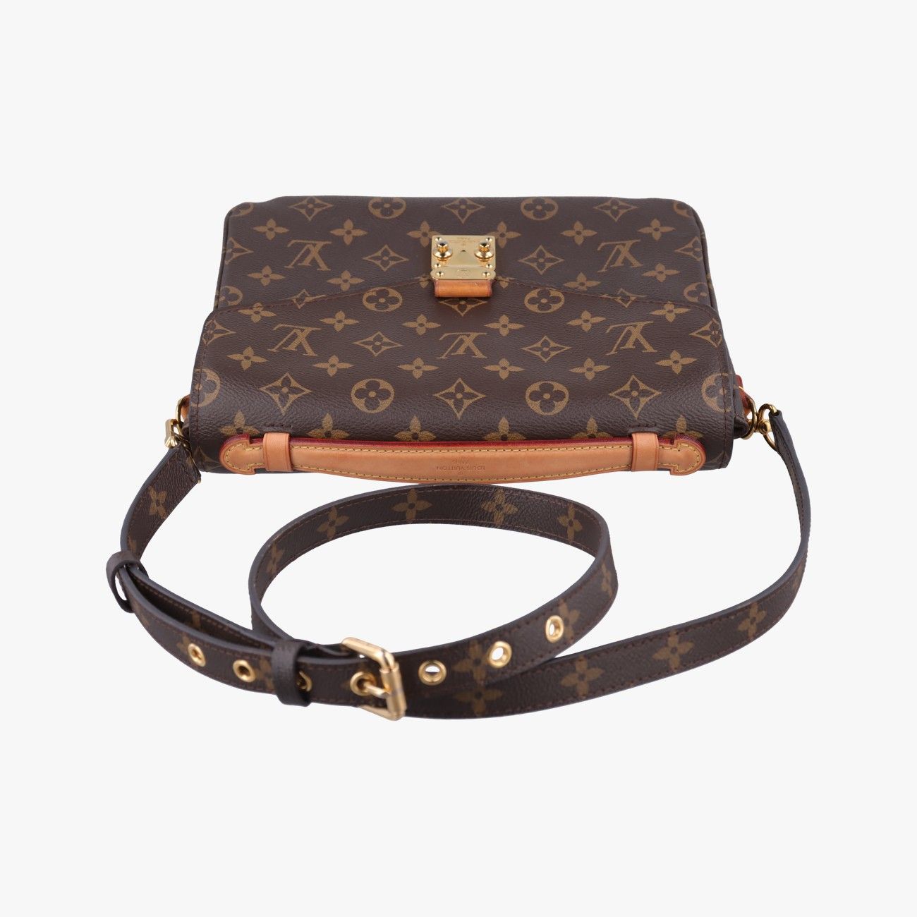 Louis Vuitton Pochette Metis MM Monogram Brown Canvas Handbag — view 8