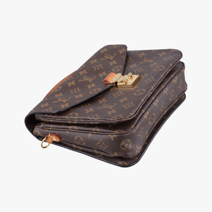 Louis Vuitton Pochette Metis MM Monogram Brown Canvas Handbag — view 5