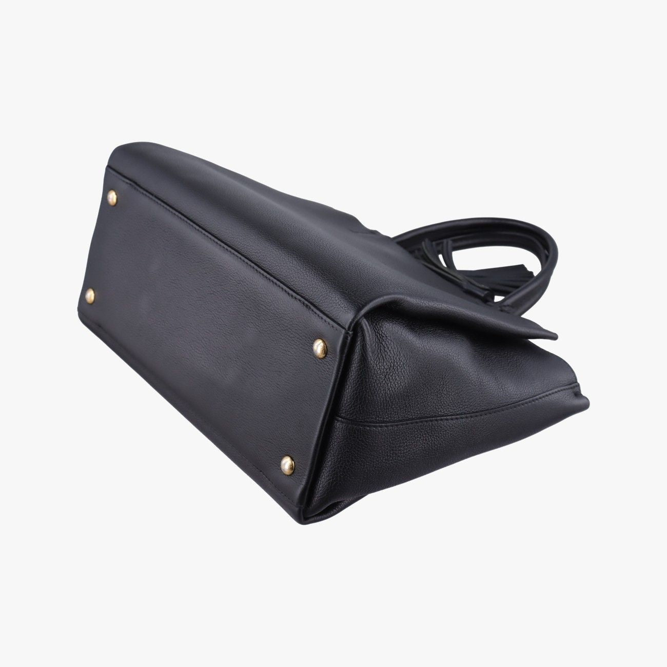 Louis Vuitton Lockme Black Leather Handbag — view 6