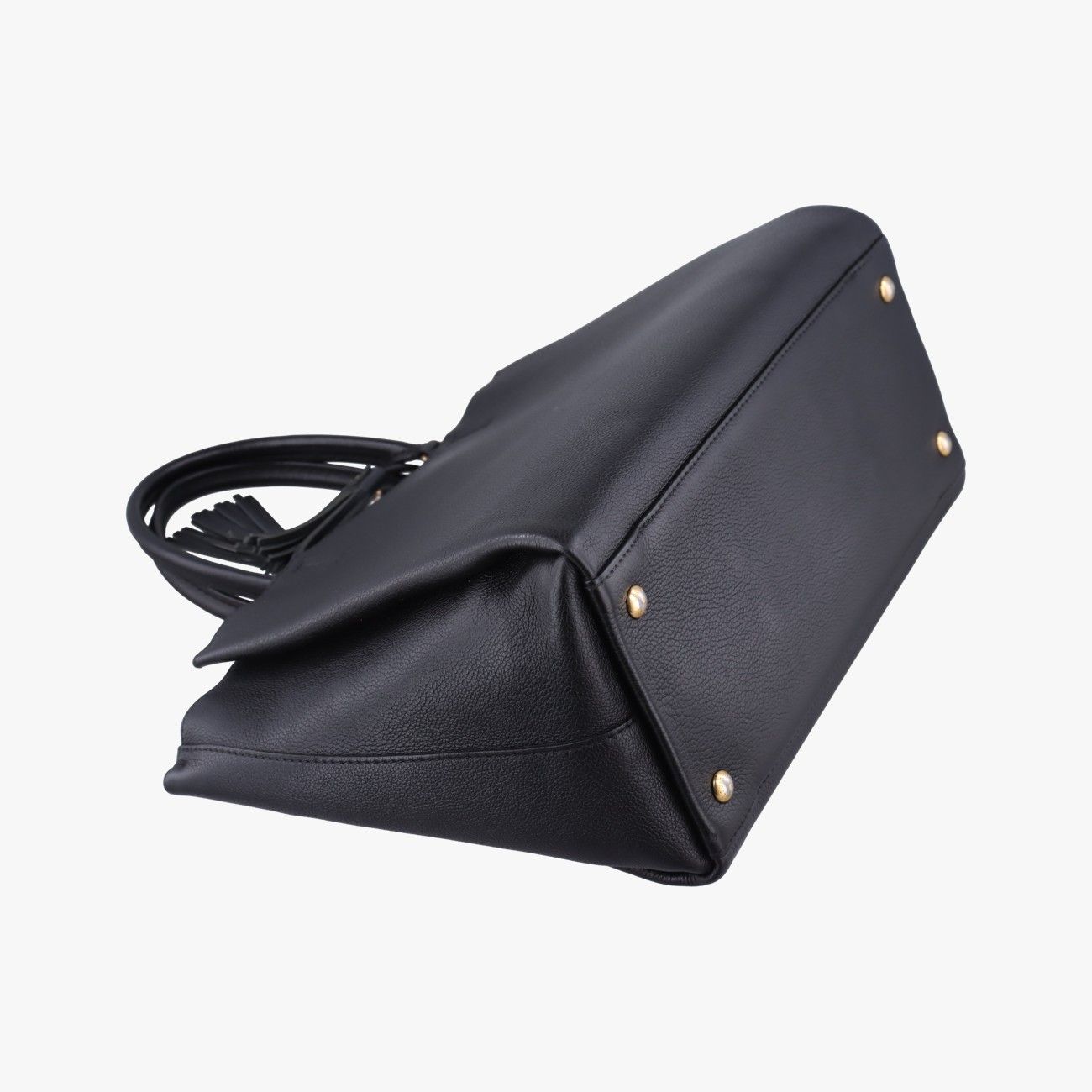 Louis Vuitton Lockme Black Leather Handbag — view 7