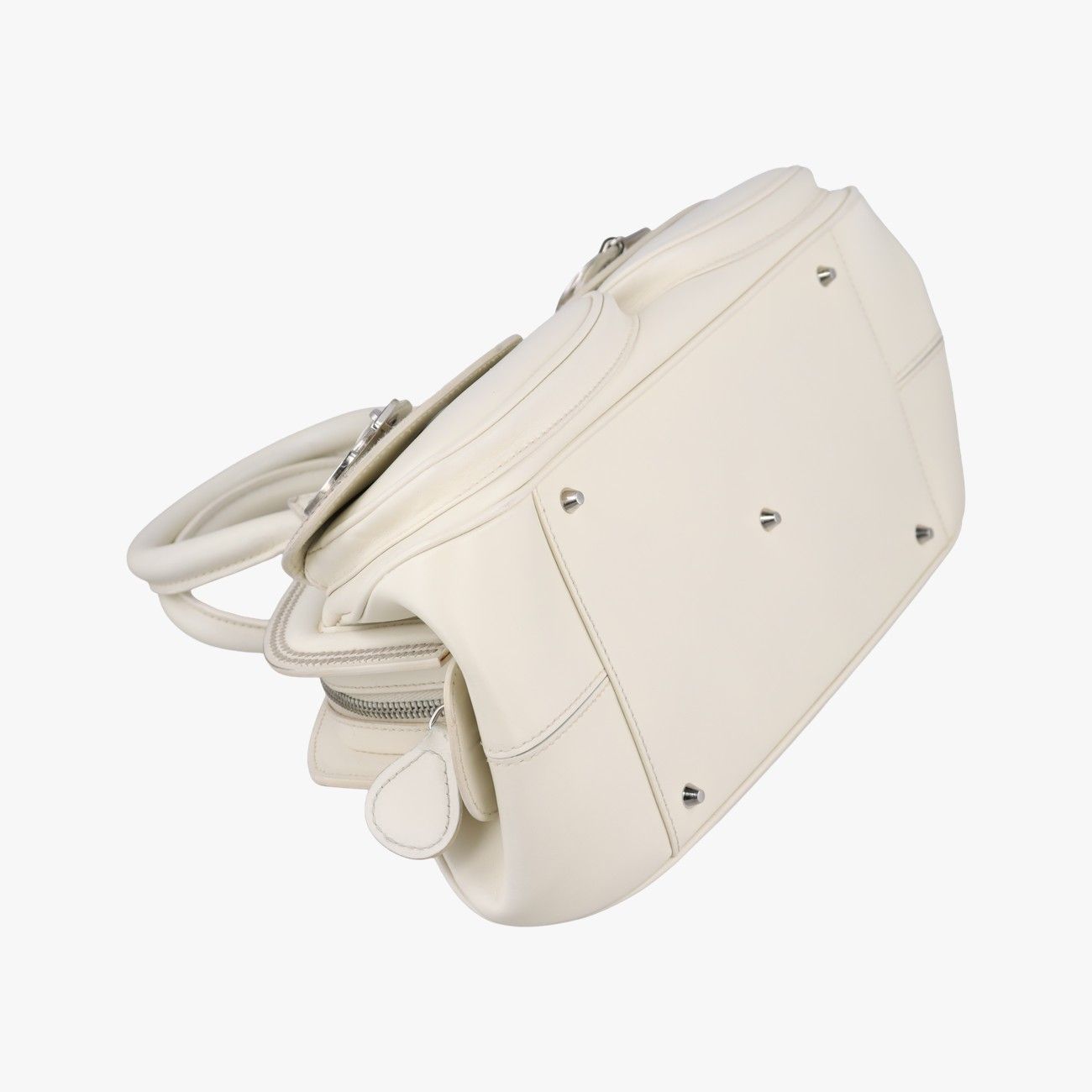 Dior Detective White Leather Handbag — view 5