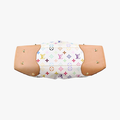 Louis Vuitton Judy GM Blanc Monogram Multicolor Handbag — view 3