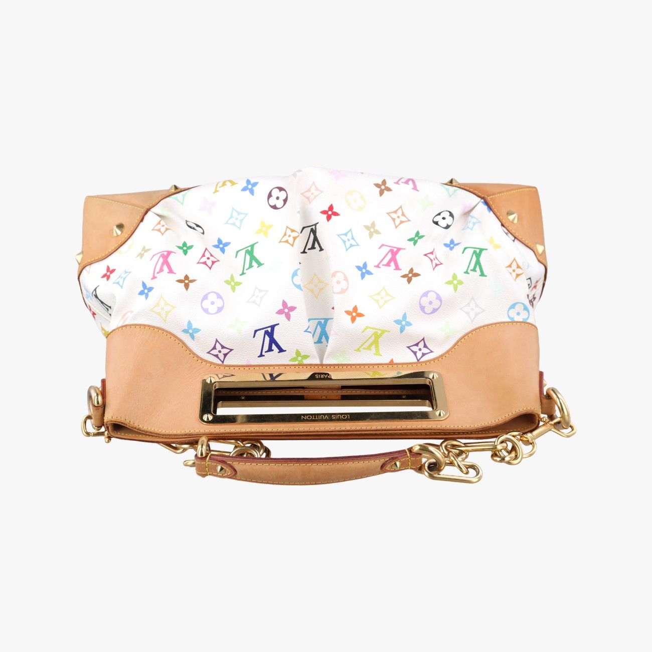 Louis Vuitton Judy GM Blanc Monogram Multicolor Handbag — view 8