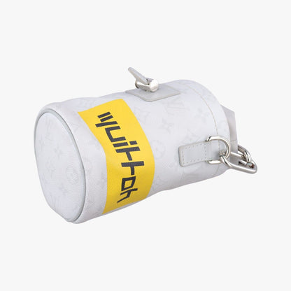 Louis Vuitton Logo Chalk Nano Bag Blanc Monogram Canvas — view 4