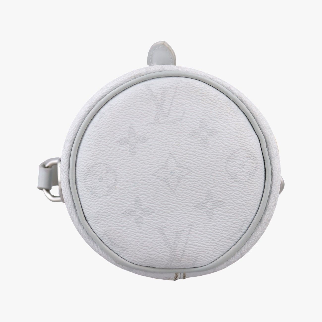 Louis Vuitton Logo Chalk Nano Bag Blanc Monogram Canvas — view 3