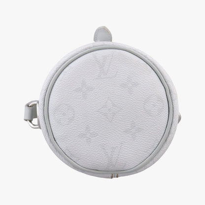 Louis Vuitton Logo Chalk Nano Bag Blanc Monogram Canvas — view 3