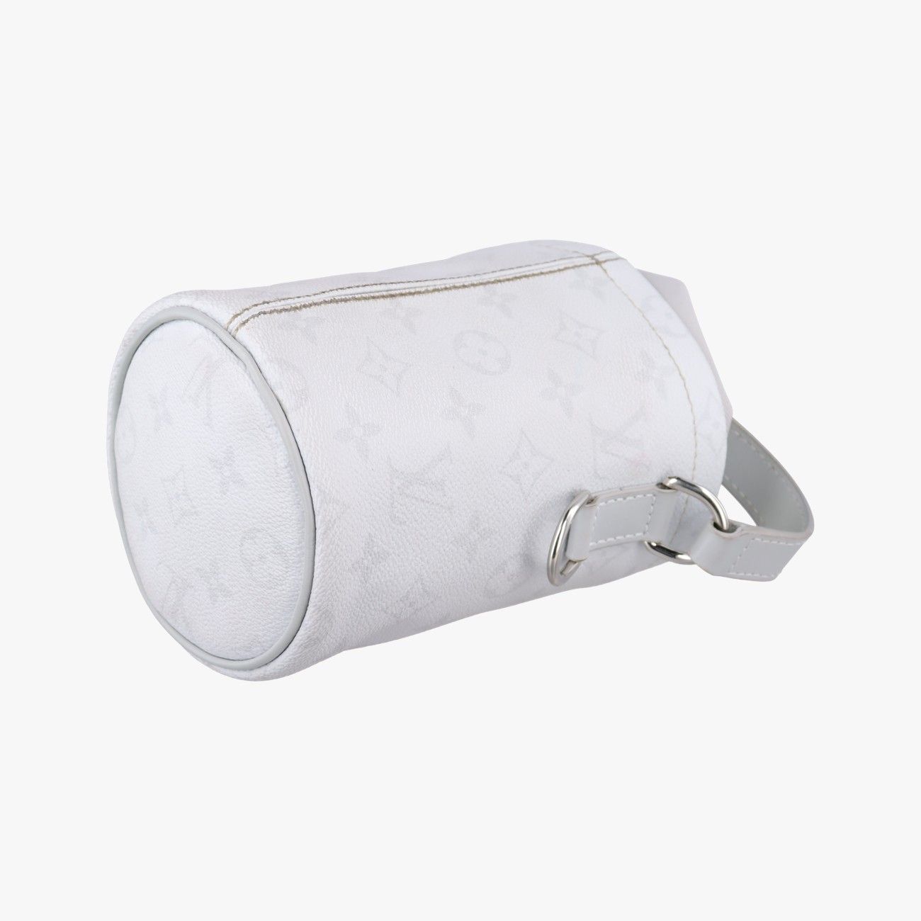 Louis Vuitton Logo Chalk Nano Bag Blanc Monogram Canvas — view 6
