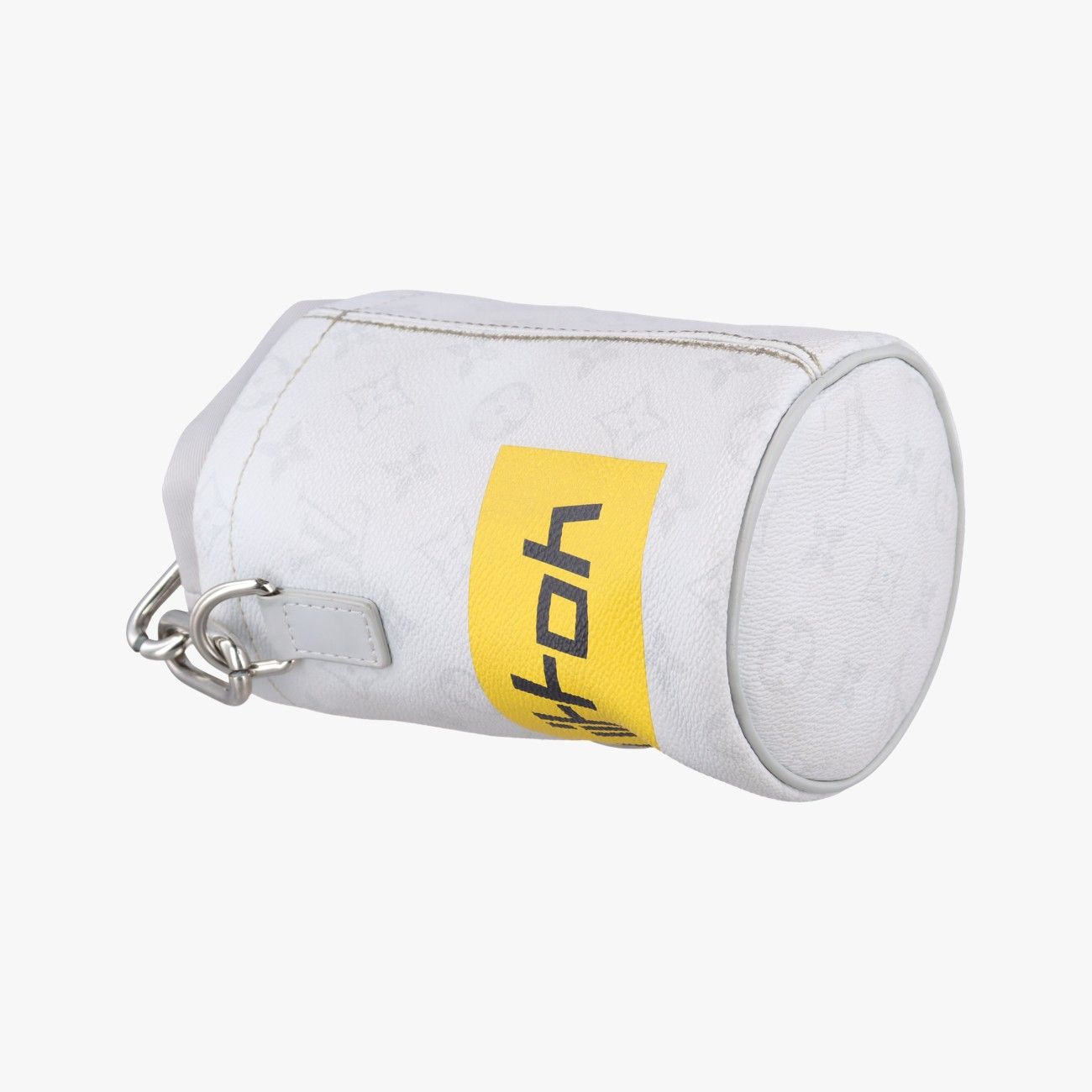 Louis Vuitton Logo Chalk Nano Bag Blanc Monogram Canvas — view 7