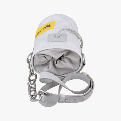 Louis Vuitton Logo Chalk Nano Bag Blanc Monogram Canvas — view 8