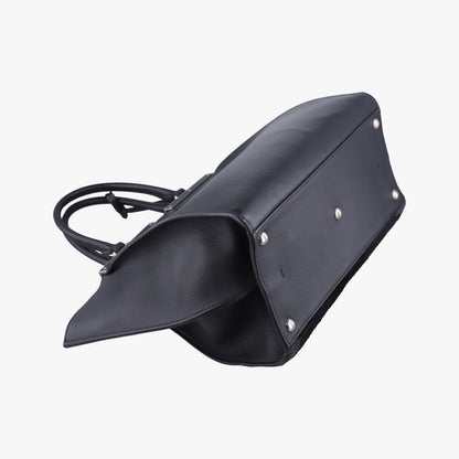 Fendi Black Leather Calf Hair Messenger — view 7