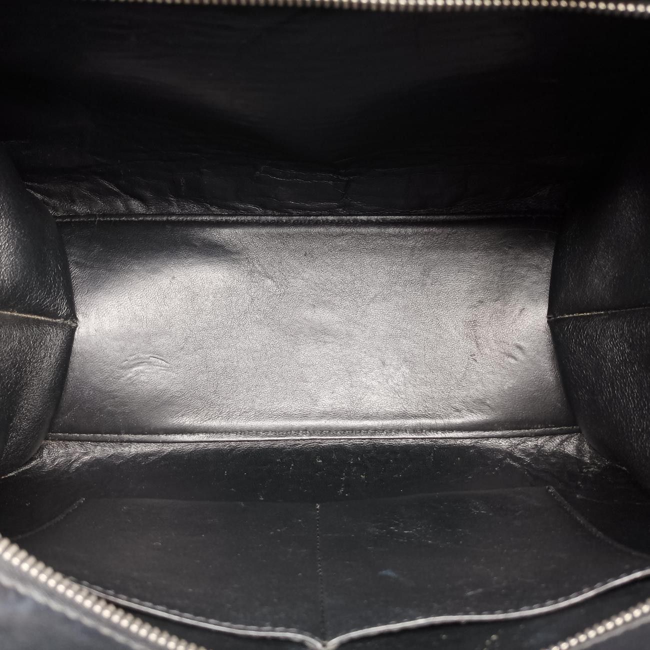 Fendi Black Leather Calf Hair Messenger — view 9