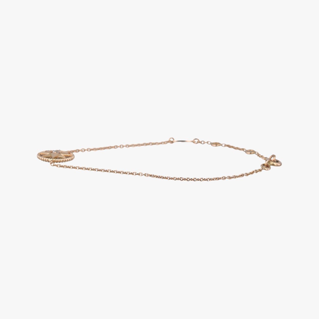 Dior Rose Des Vents Medallion Black Gold Bracelet — view 3