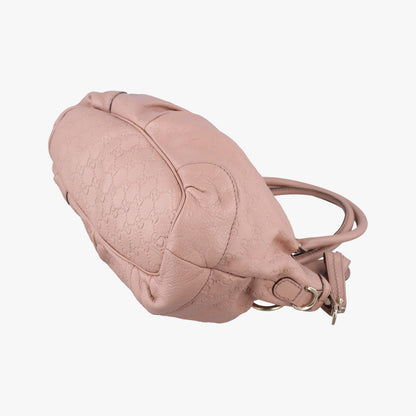 Gucci Ski Pink Leather Handbag — view 6