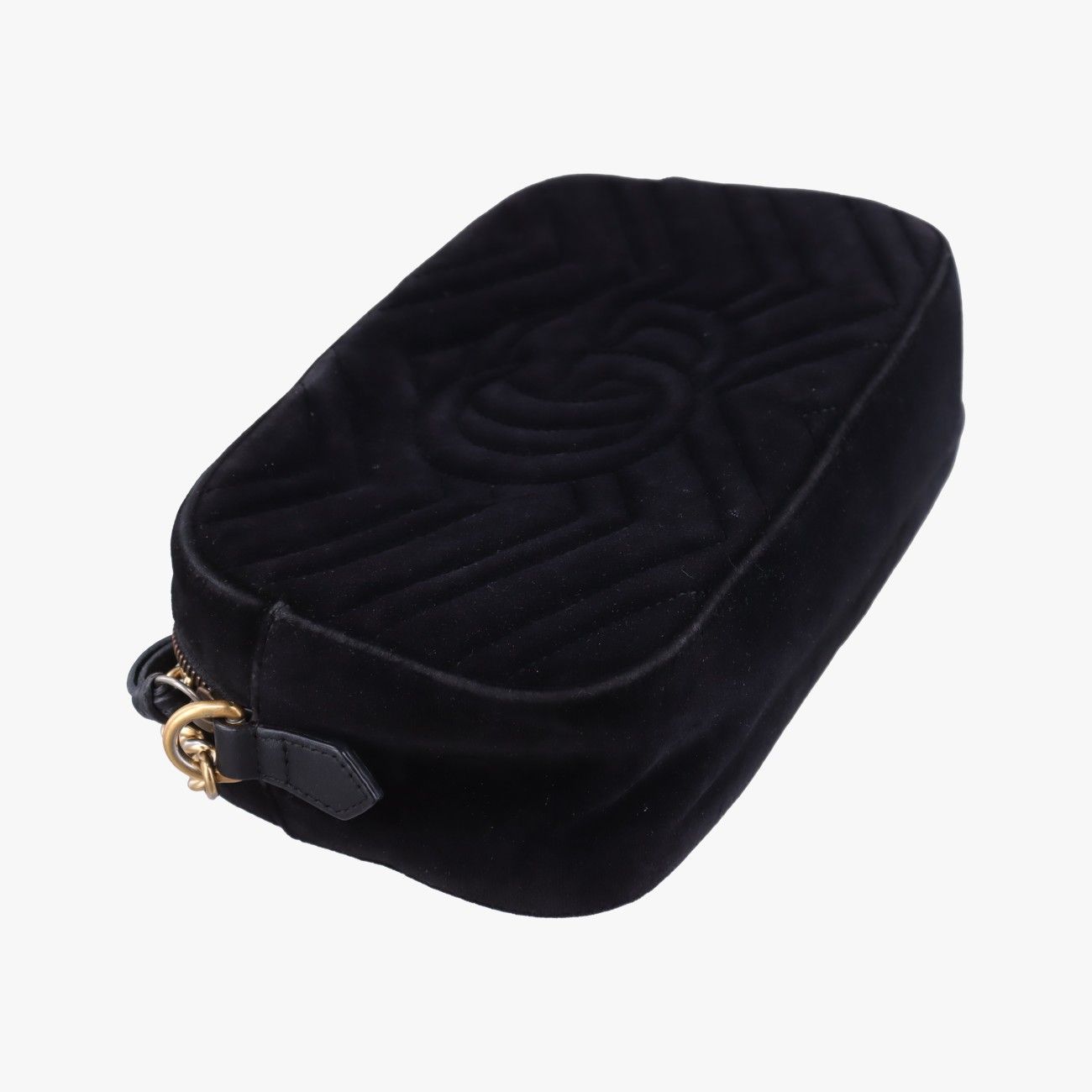 Gucci GG Marmont Black Multicolor Velour Messenger — view 7