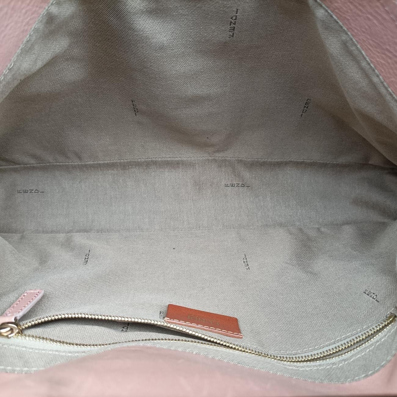 Fendi Maxi Baguette Flap Pink Leather — view 9