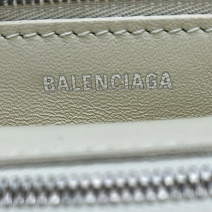 Balenciaga Tote Ivory Black Leather Shearling — view 9