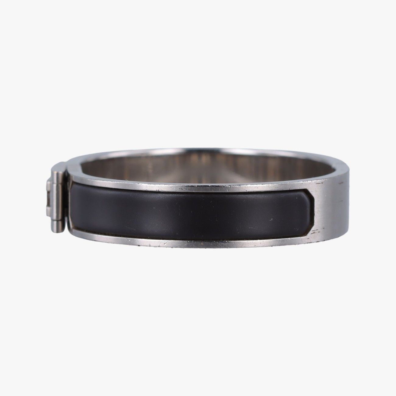 Hermes Jet Silver Black Bracelet — view 3